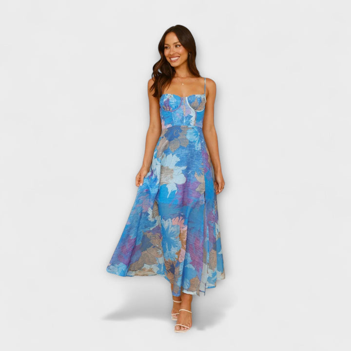 Audrey - Robe à motif floral pour femmes - Stylée et attrayante