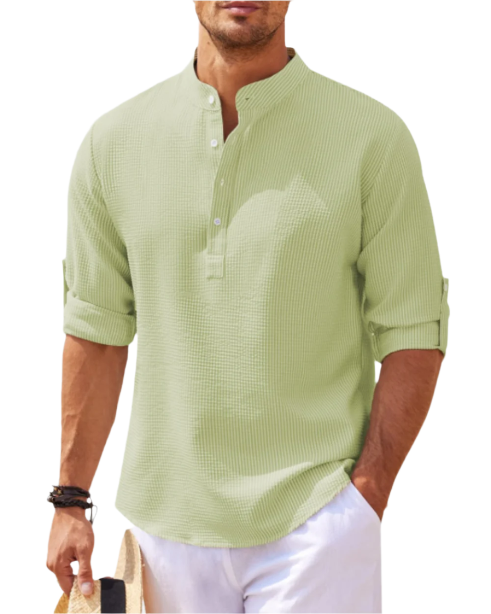 Mode Lumiére ™Long Sleeved Polo Shirt