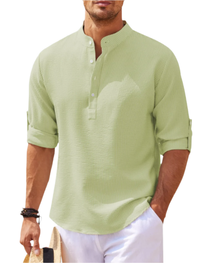Mode Lumiére ™Long Sleeved Polo Shirt