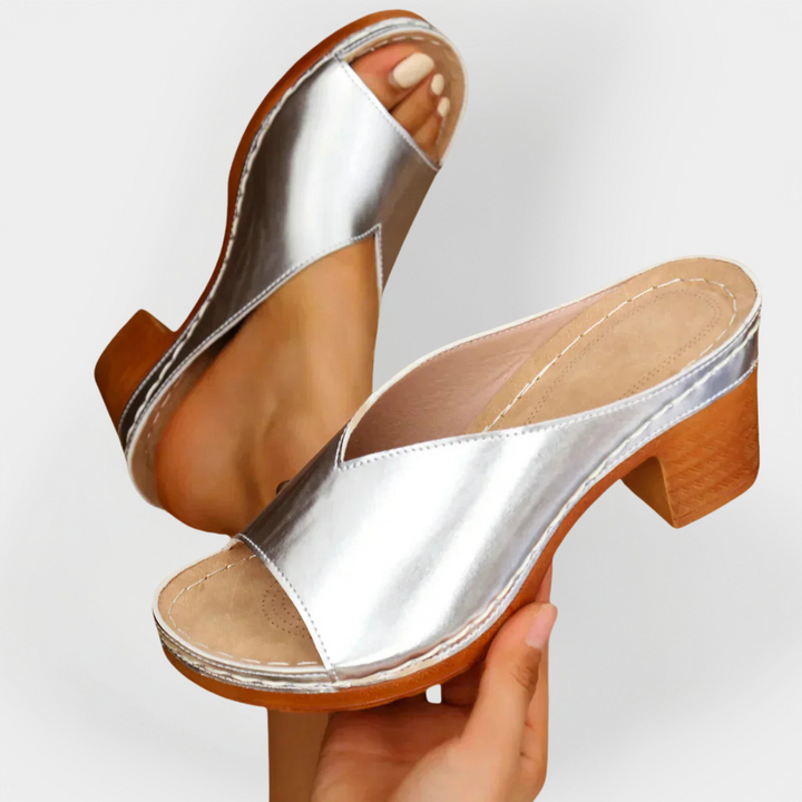 Mode Lumiére™ Sandales Orthopédiques à Talon Épais