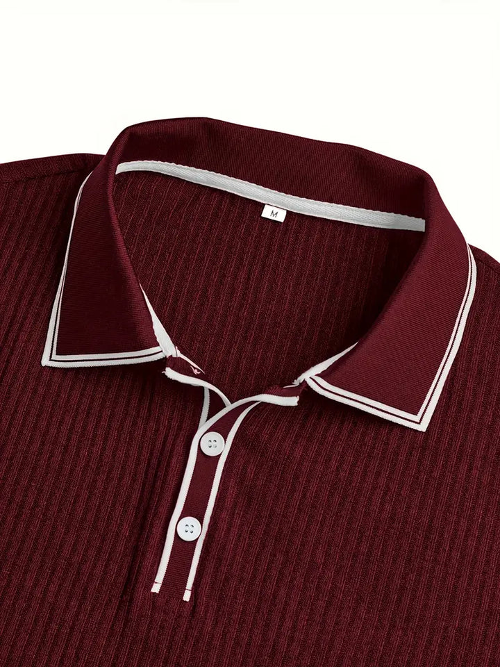 Mode Lumiére™| Polo élégant à manches courtes
