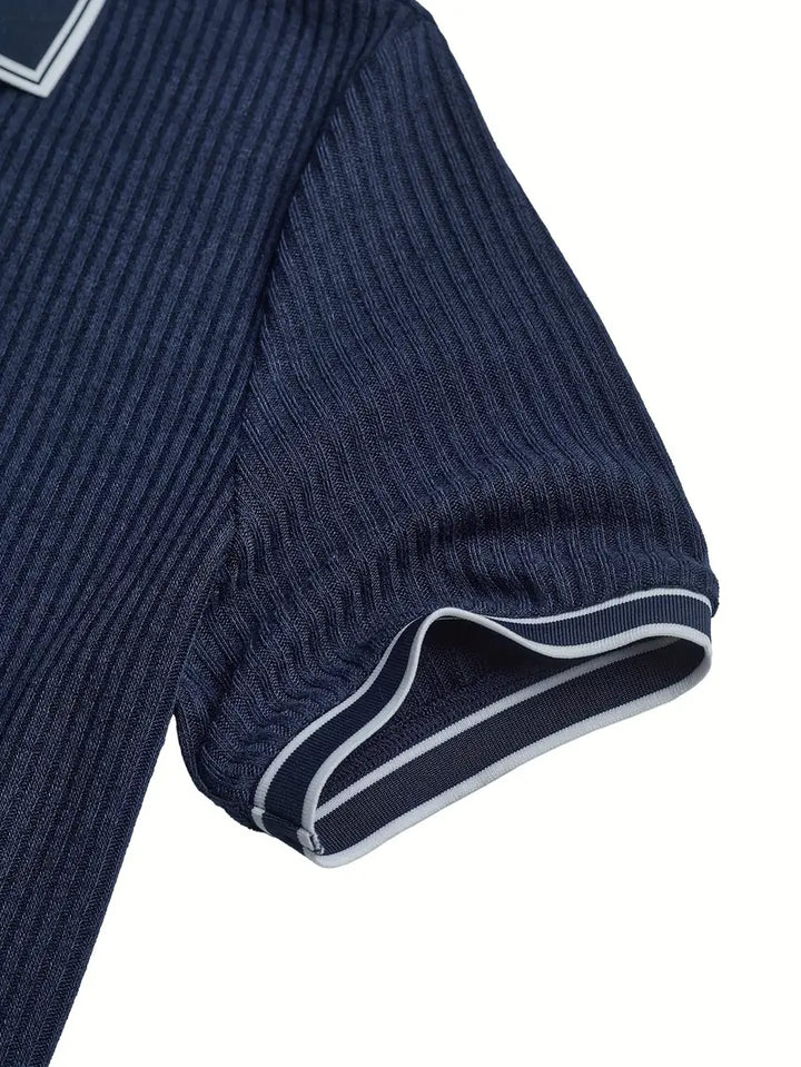 Mode Lumiére™| Polo élégant à manches courtes
