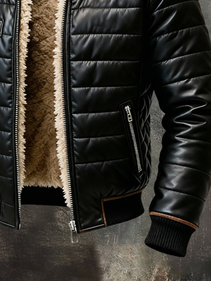Veste doublée premium pour un confort hivernal moderne