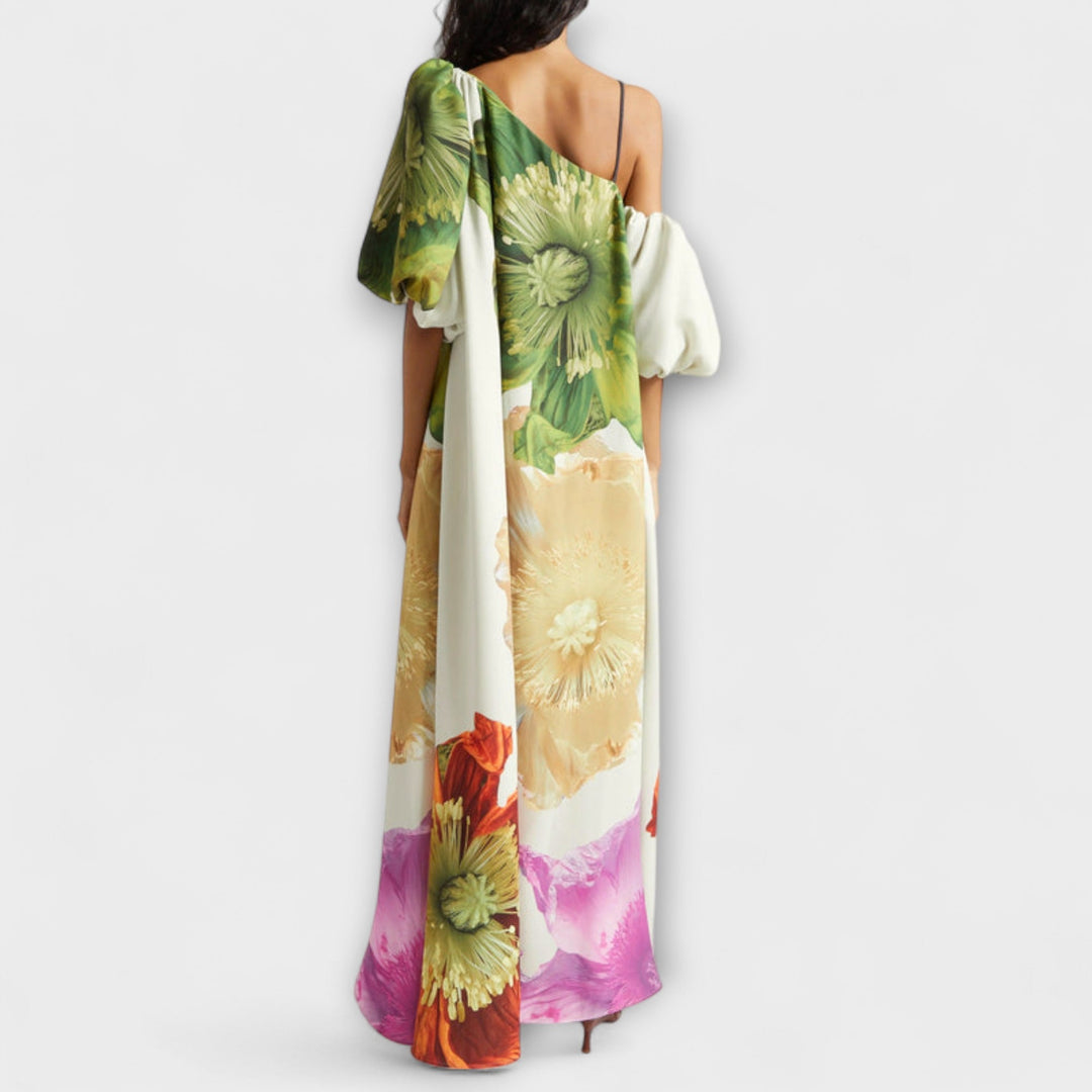 Melodija - Robes maxi asymétriques à fleurs
