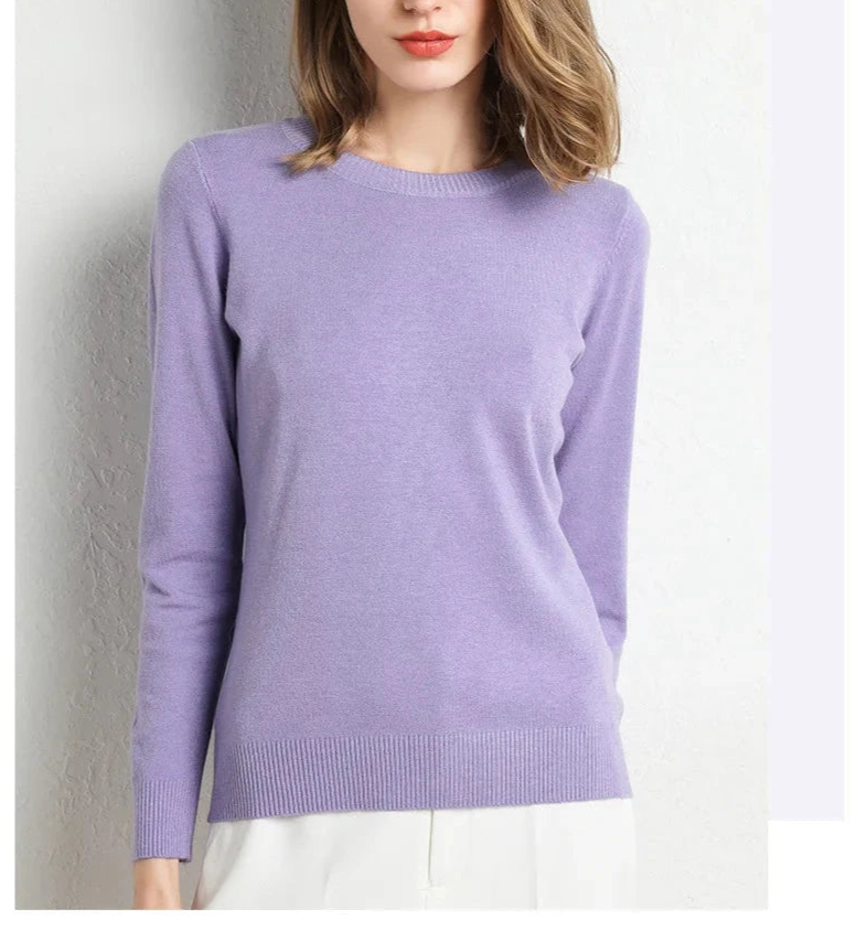 Mode Lumiére™| Pull confort en laine essentiel