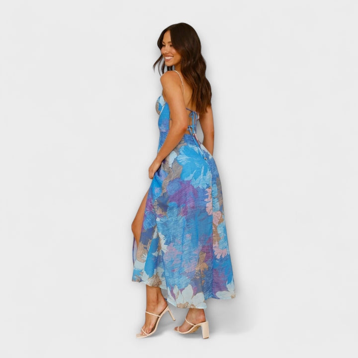 Audrey - Robe à motif floral pour femmes - Stylée et attrayante