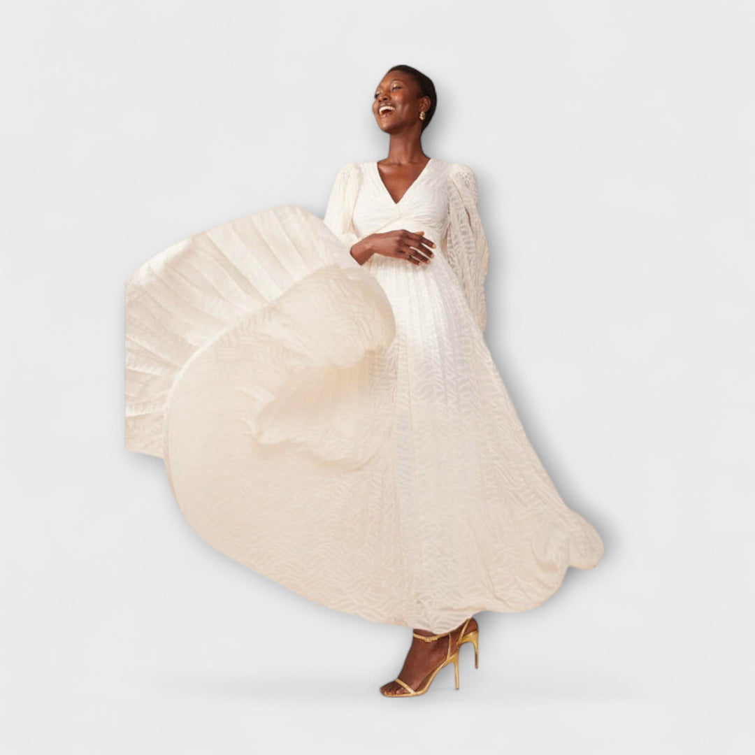 Elsa - Robes Maxi Crème d'Allegory