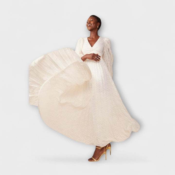 Elsa - Robes Maxi Crème d'Allegory