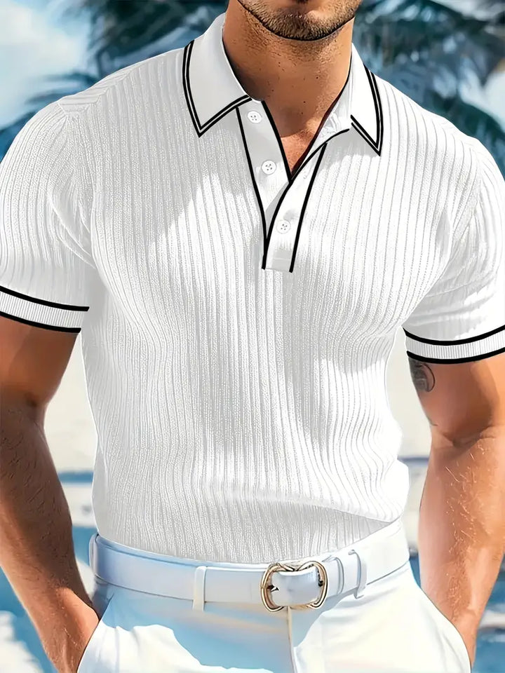 Mode Lumiére™| Polo élégant à manches courtes