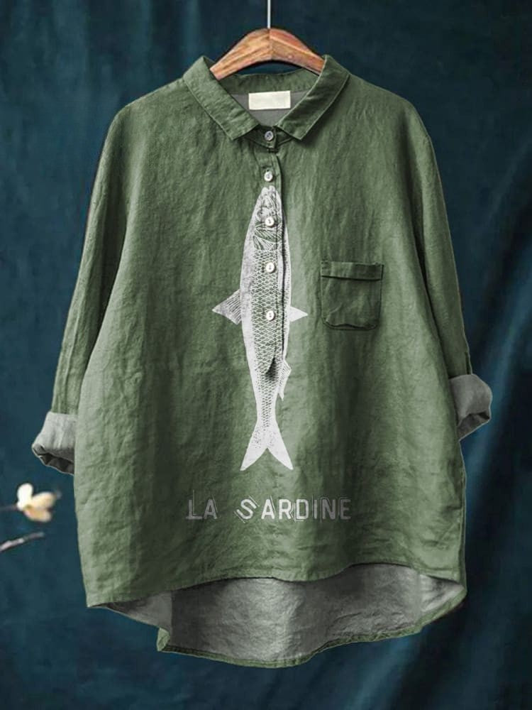 Mode Lumiére™| Chemise Élégante à Motif Adèle