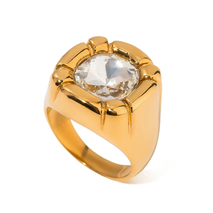 Collection de Bagues Dorées en Acier  – Styles Variés et Élégance Quotidienne