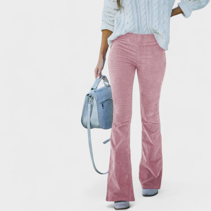 Adriana | Pantalons en velours côtelé évasés