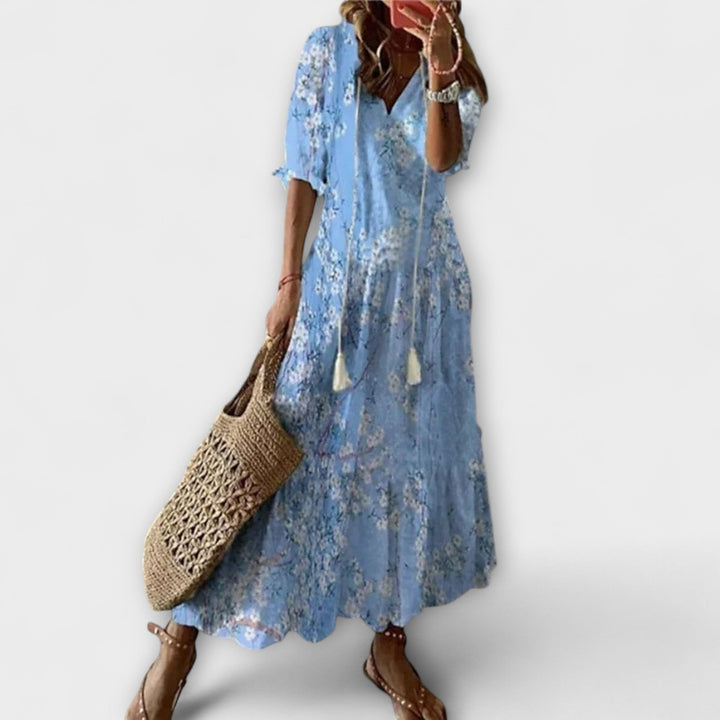 Anna – Robe d'été boho pour femmes avec une silhouette décontractée