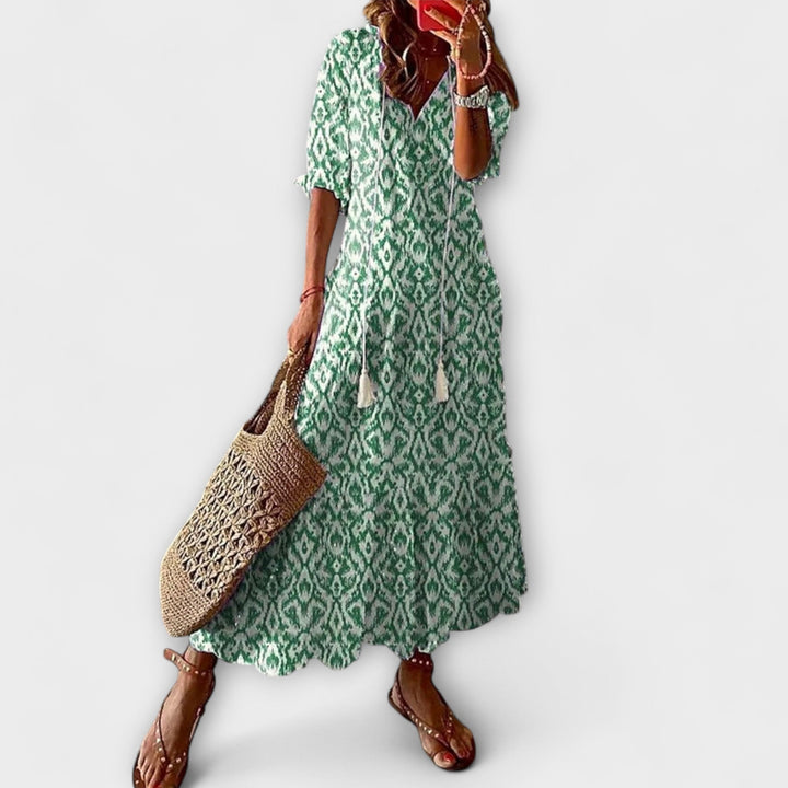 Anna – Robe d'été boho pour femmes avec une silhouette décontractée