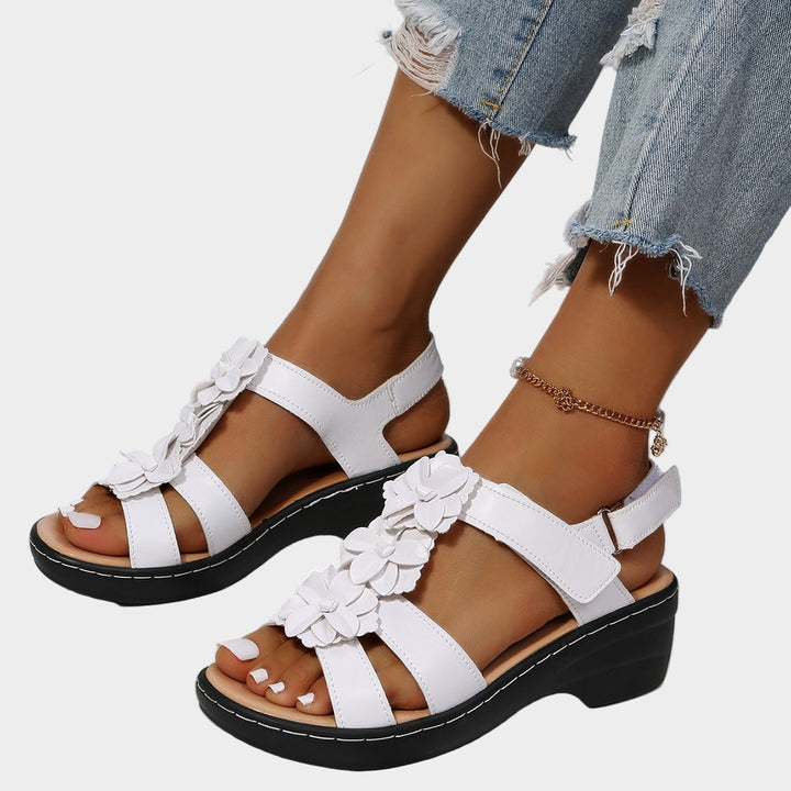 Mode Lumiére™ Sandales Bordo – orthopédiques