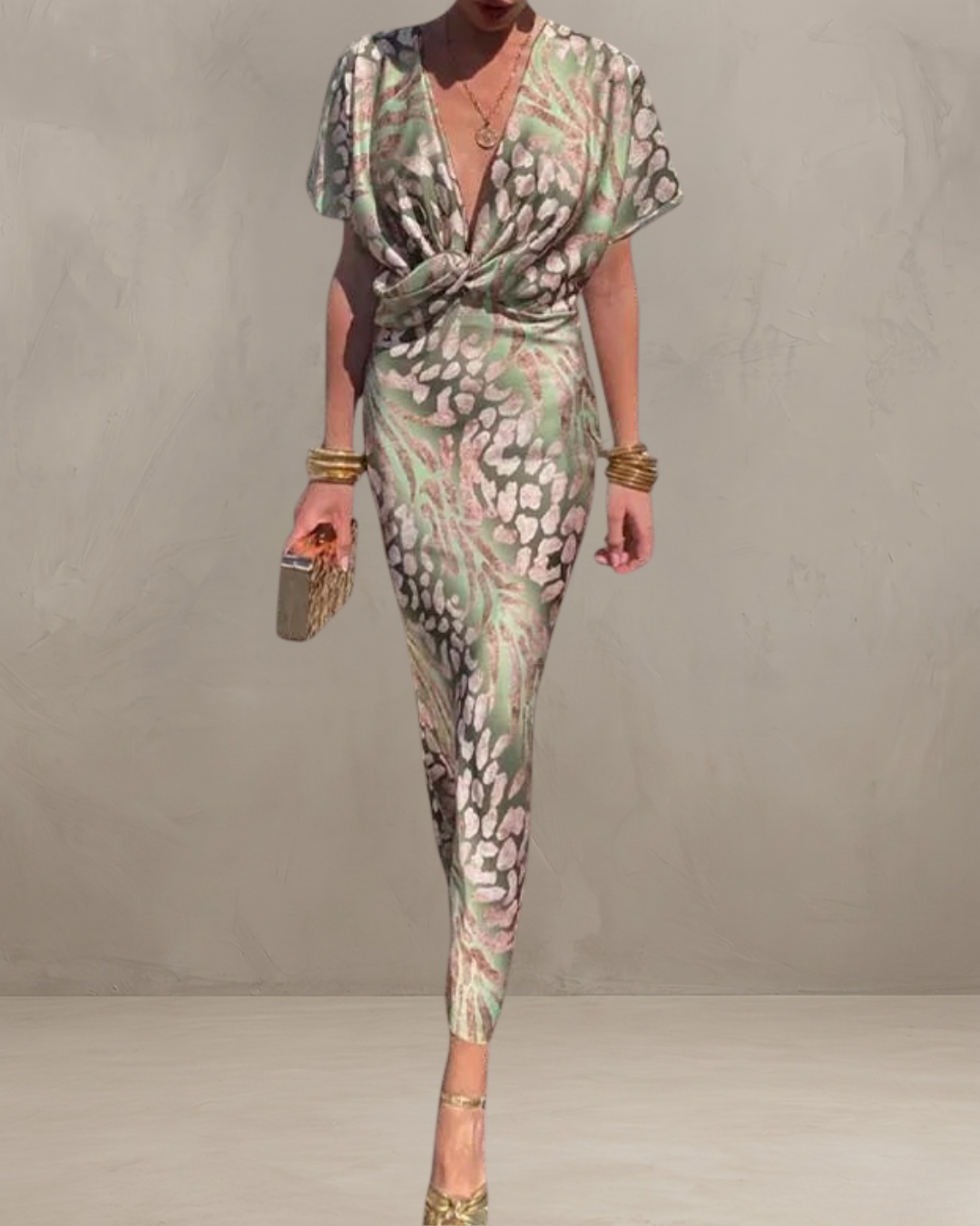 CLARANDRA | ROBE MIDI EN CUIVRE