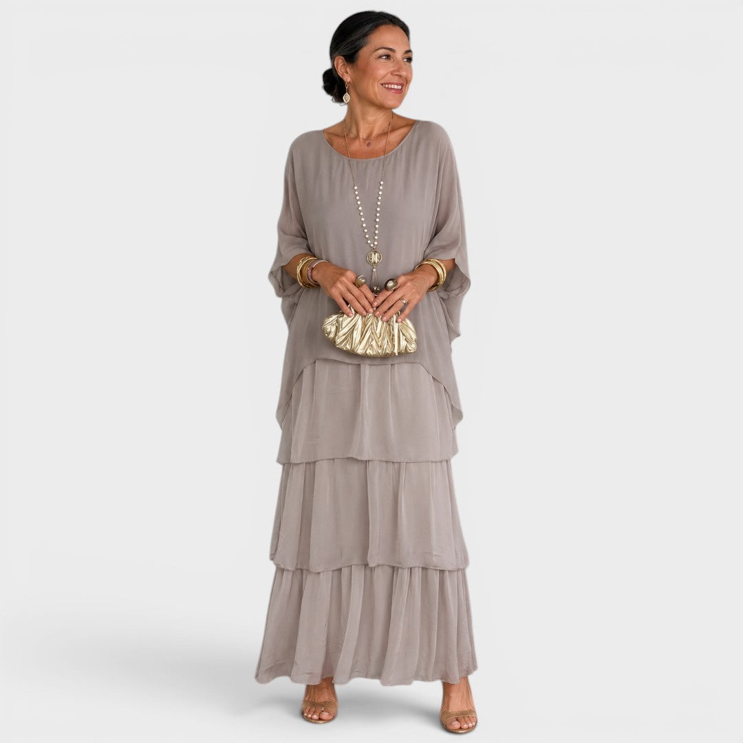 Lara | Robe longue fluide élégante
