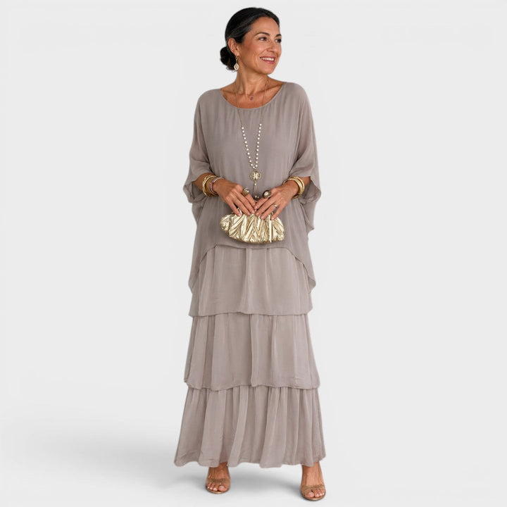 Lara | Robe longue fluide élégante