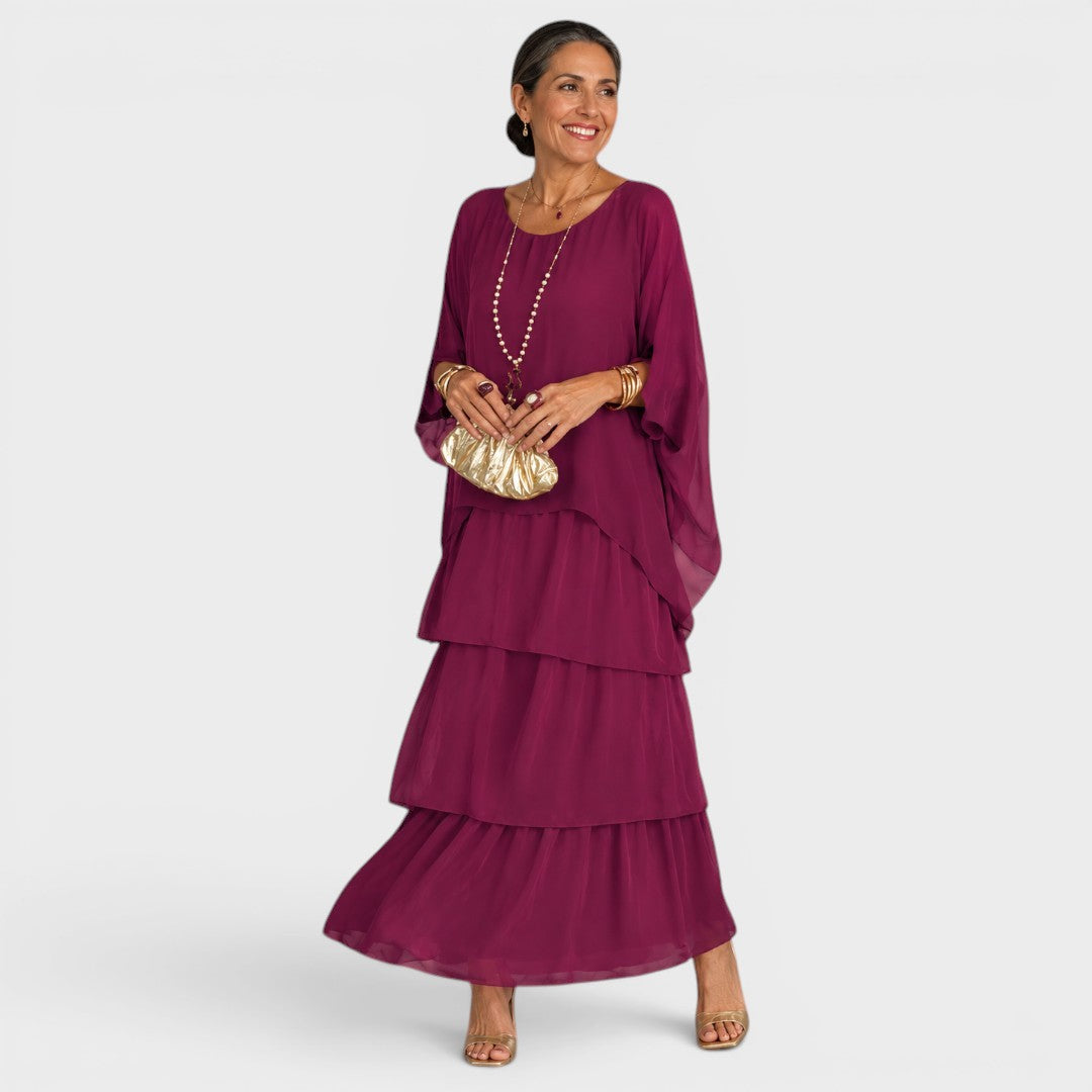 Lara | Robe longue fluide élégante