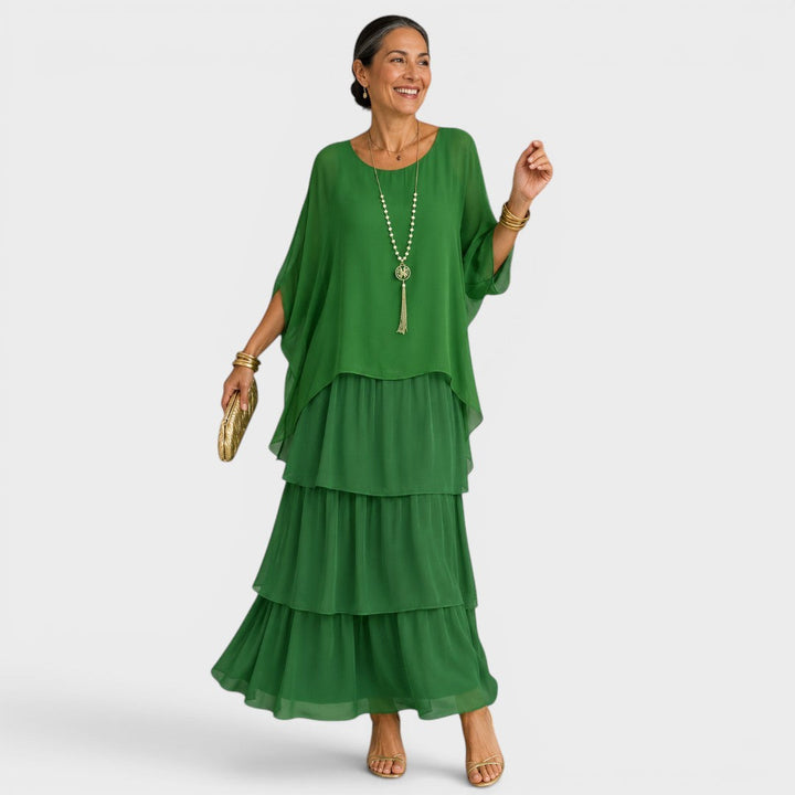 Lara | Robe longue fluide élégante