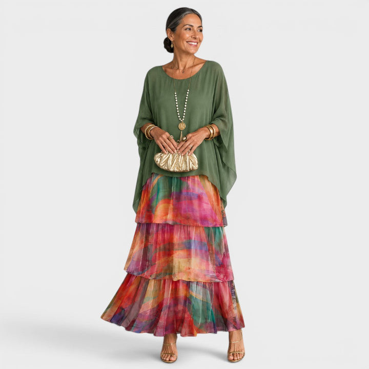 Lara | Robe longue fluide élégante