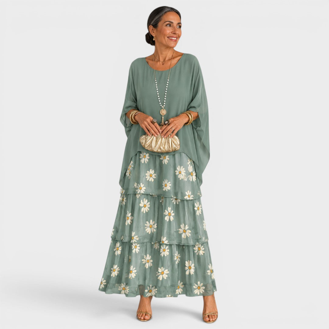 Lara | Robe longue fluide élégante