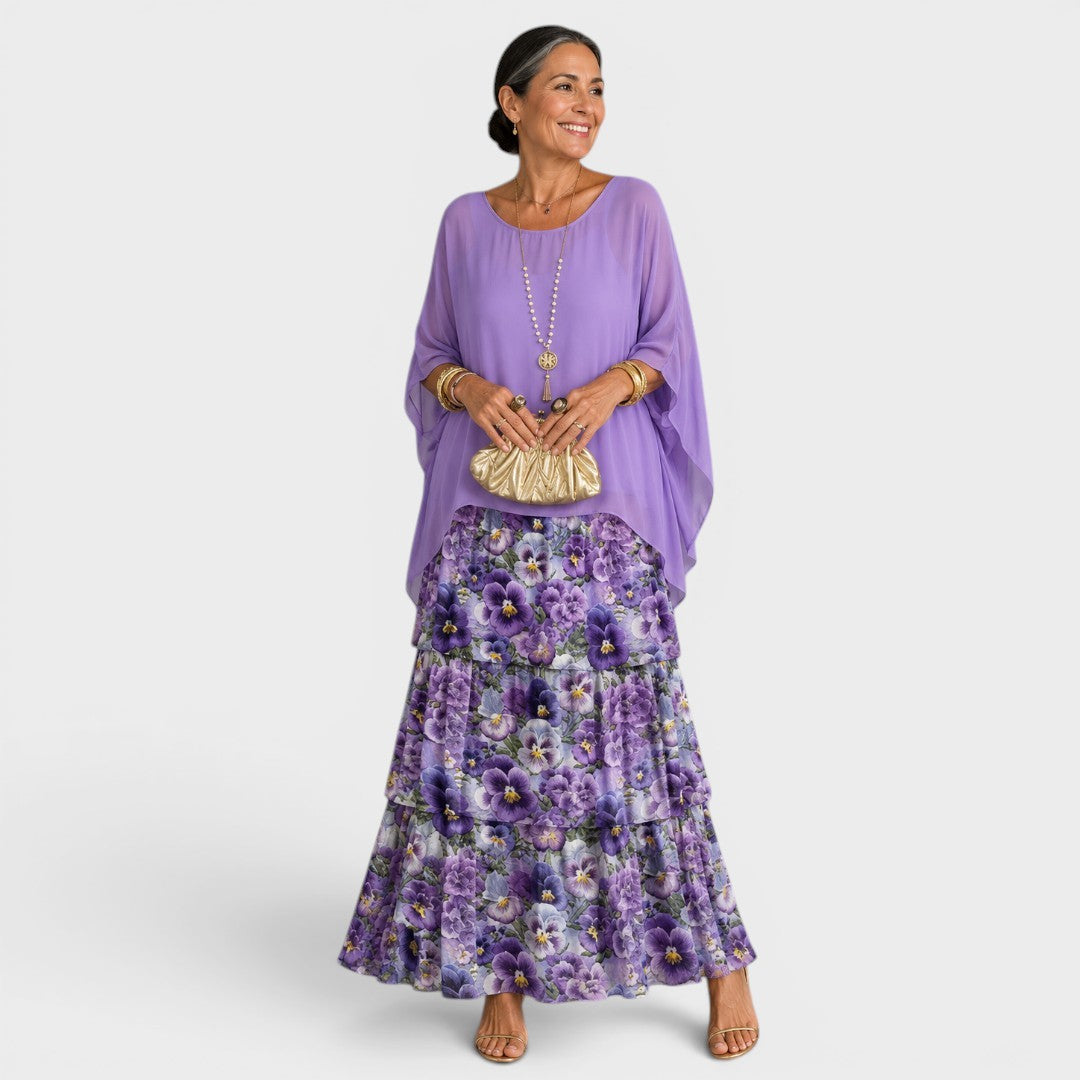 Lara | Robe longue fluide élégante