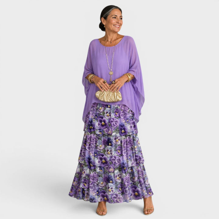 Lara | Robe longue fluide élégante