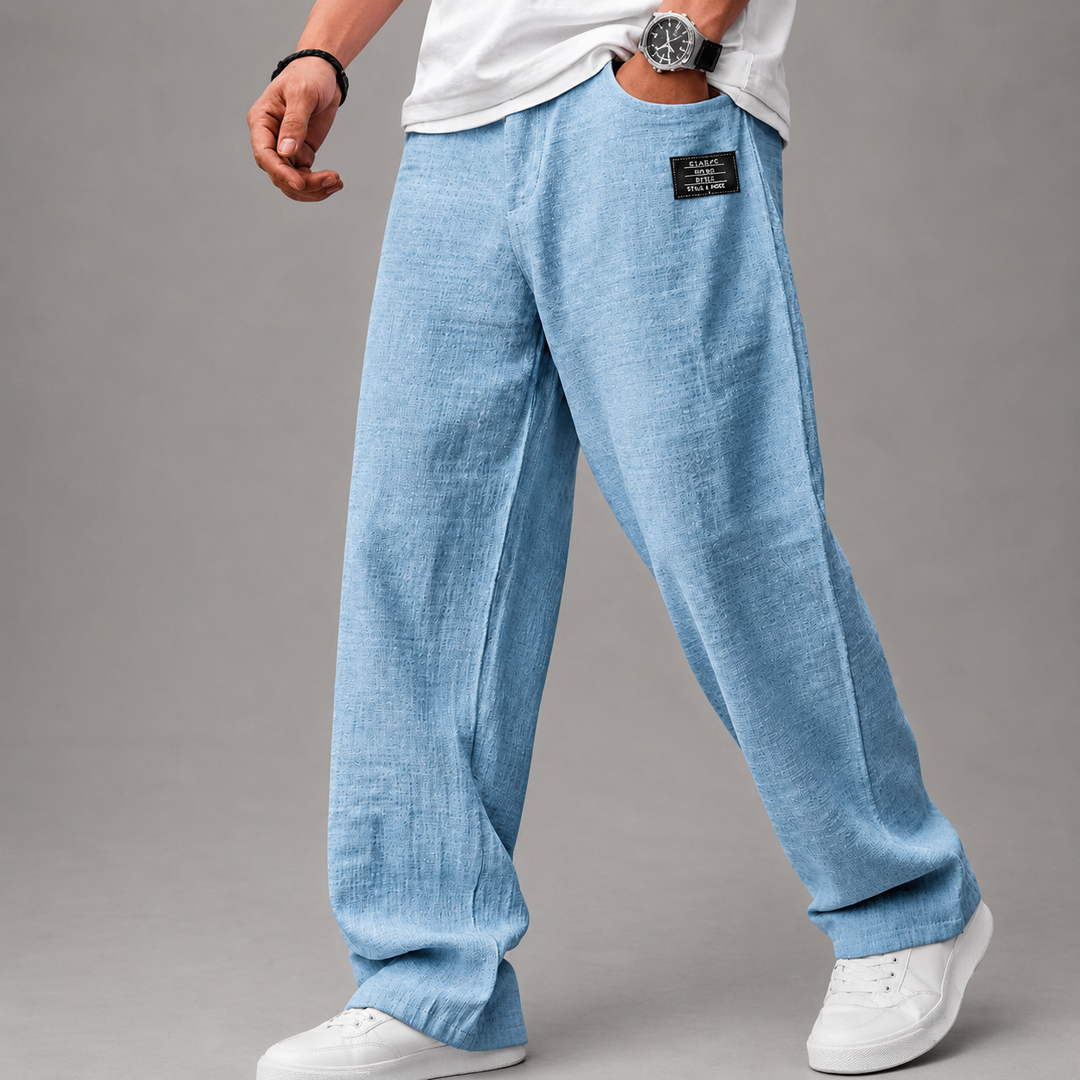 Mode Lumiére™  | Pantalon décontracté premium en lin pour homme