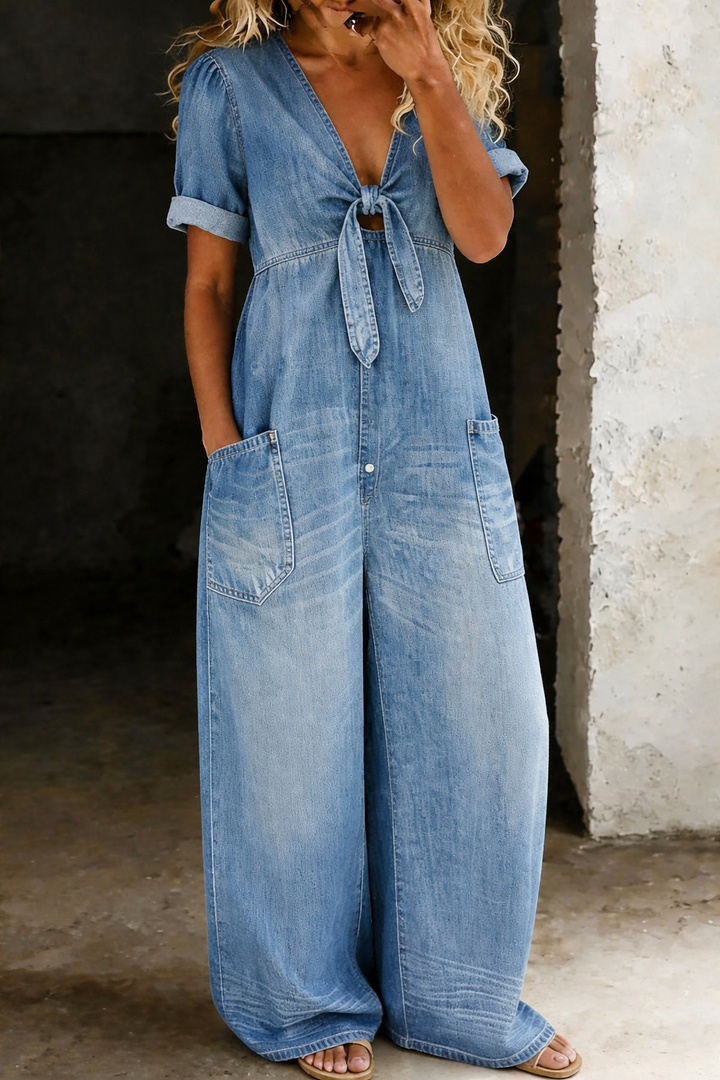 Maya - Combinaison Denim Polyvalente
