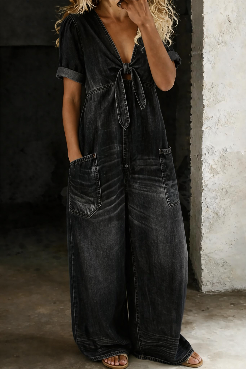 Maya - Combinaison Denim Polyvalente