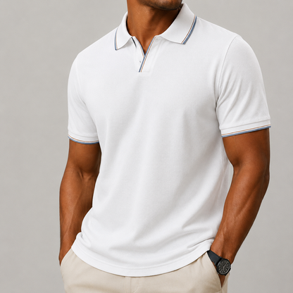 Mode Lumiére™  | Polo élégant à manches courtes pour homme