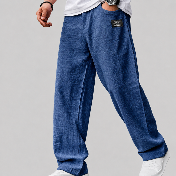 Mode Lumiére™  | Pantalon décontracté premium en lin pour homme