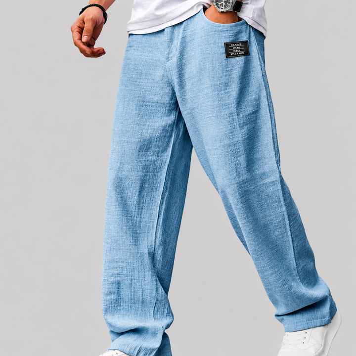Mode Lumiére™  | Pantalon décontracté premium en lin pour homme