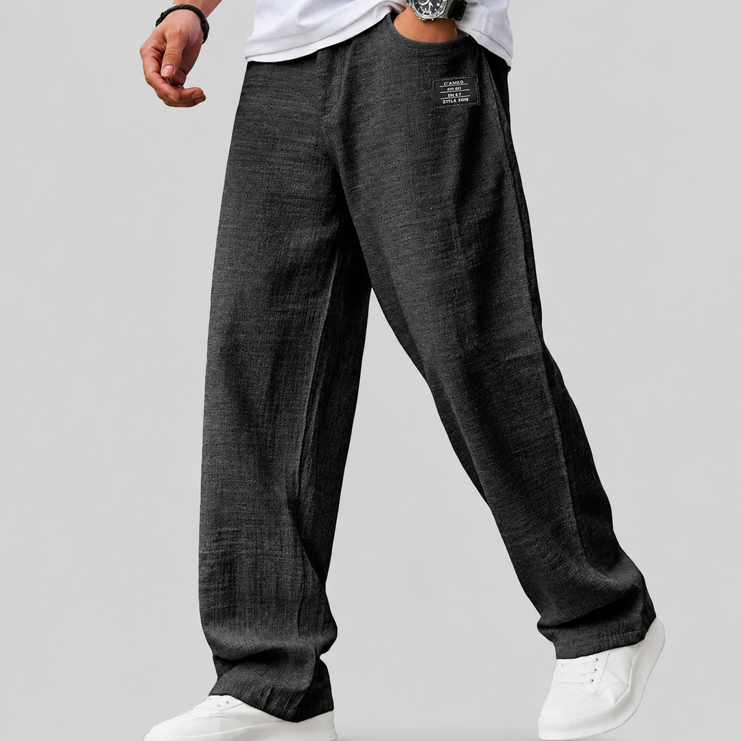 Mode Lumiére™  | Pantalon décontracté premium en lin pour homme