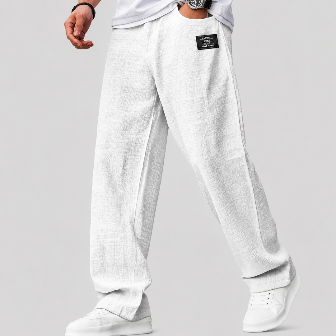 Mode Lumiére™  | Pantalon décontracté premium en lin pour homme