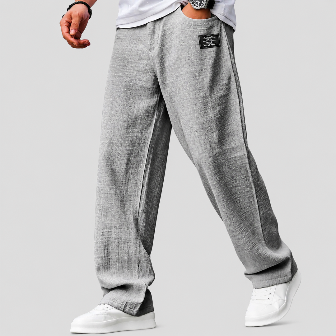 Mode Lumiére™  | Pantalon décontracté premium en lin pour homme