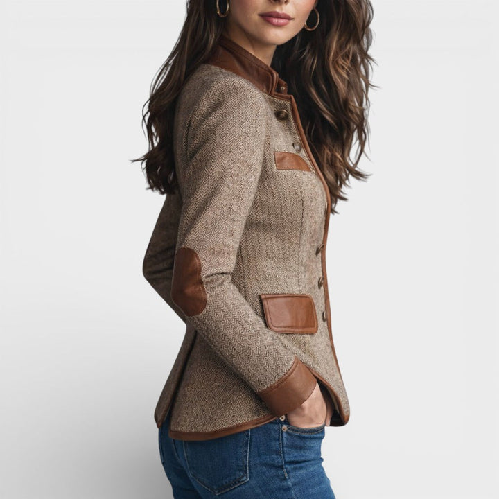 Beatrica | Blazer en tweed élégant