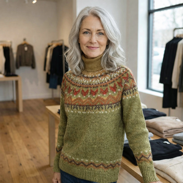 Elina | Pull rétro élégant