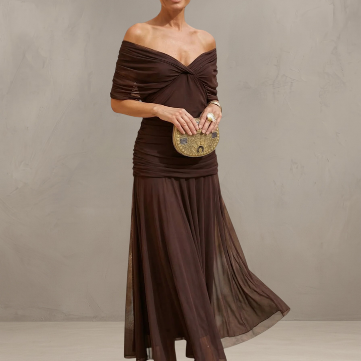 Mode Lumiére™ FLORENDRA | ROBE MAXI FLORALE