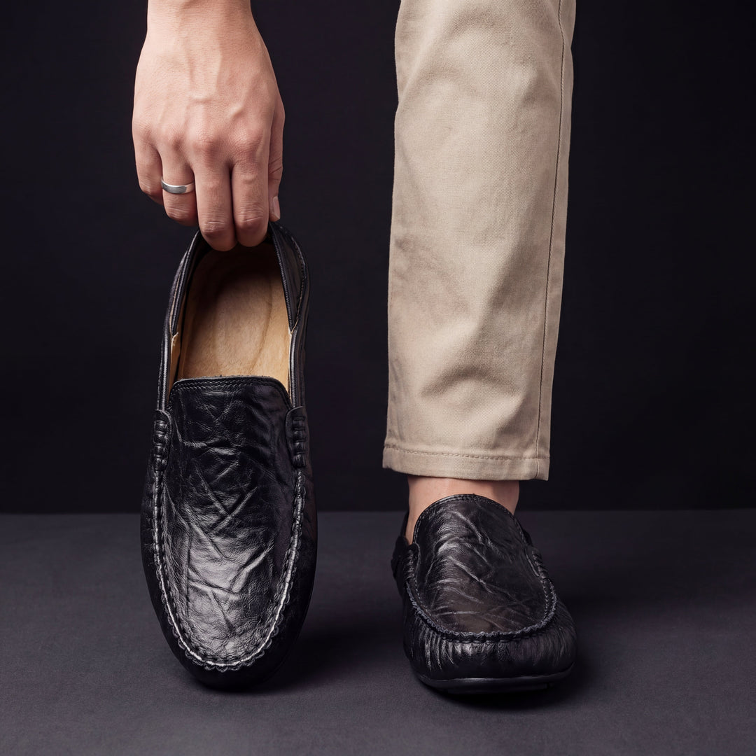 Mode Lumiére™ | Mocassins en cuir