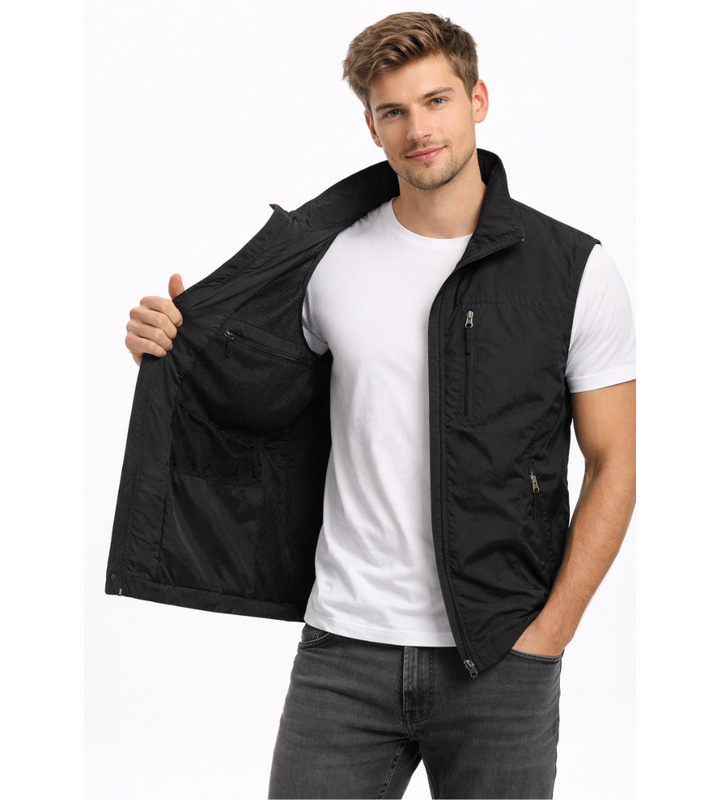 Mode Lumiére™ | Gilet zippé d’extérieur pour homme