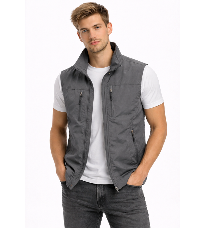 Mode Lumiére™ | Gilet zippé d’extérieur pour homme
