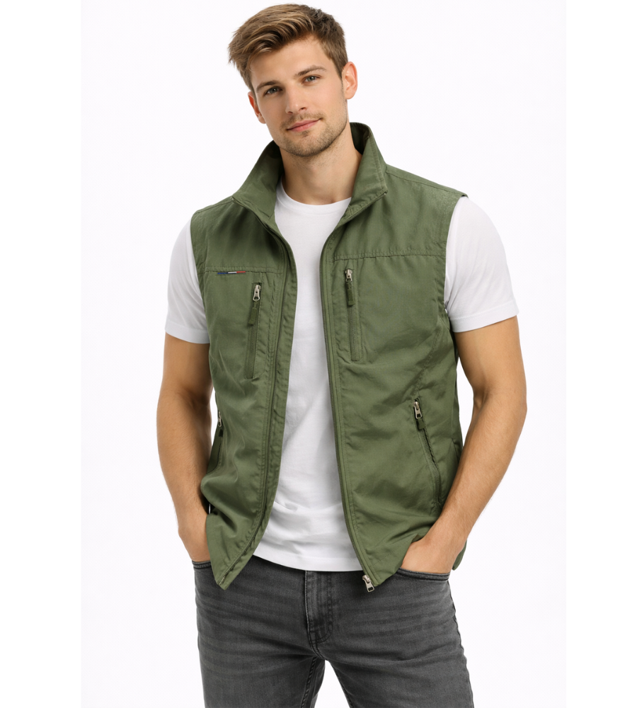 Mode Lumiére™ | Gilet zippé d’extérieur pour homme