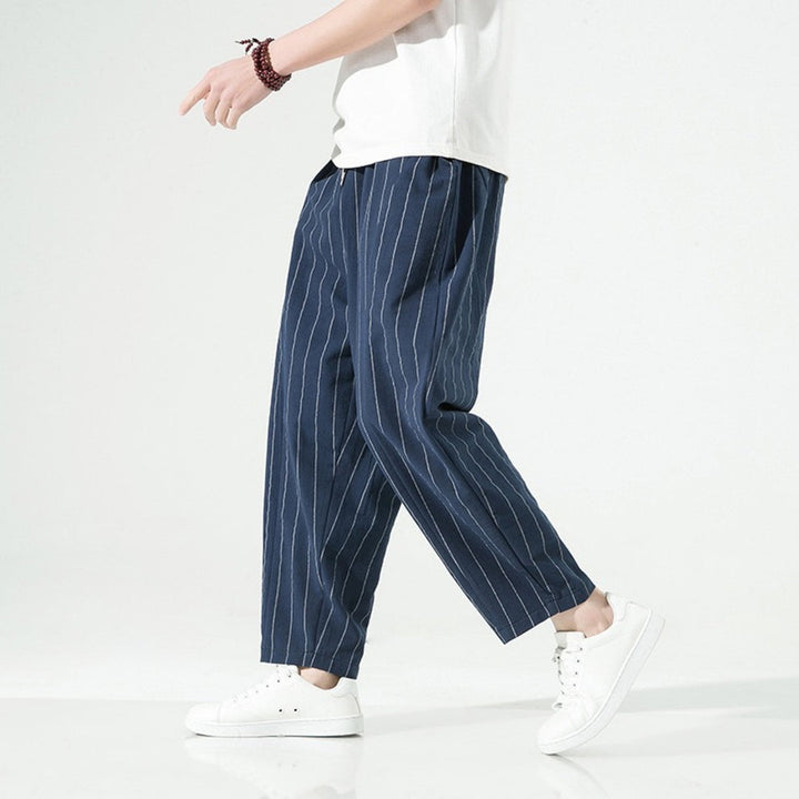 Mode Lumiére™ | Pantalon à rayures à coupe décontractée