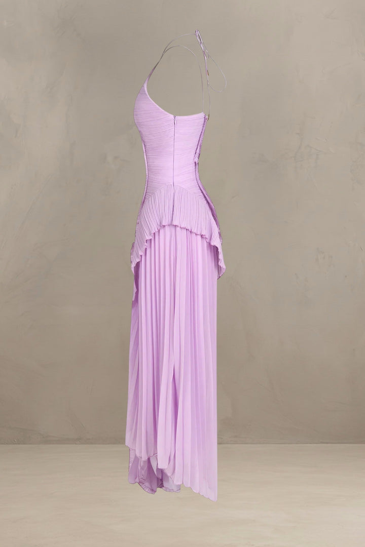 ISADORA | ROBE MAXI ÉLÉGANTE ASYMÉTRIQUE