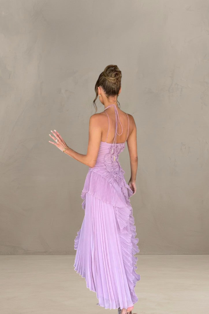 ISADORA | ROBE MAXI ÉLÉGANTE ASYMÉTRIQUE