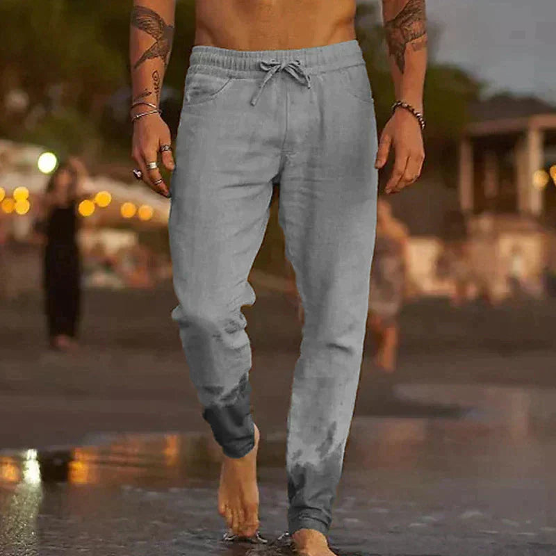 Mode Lumiére™ | Tenue de plage en lin Matteo
