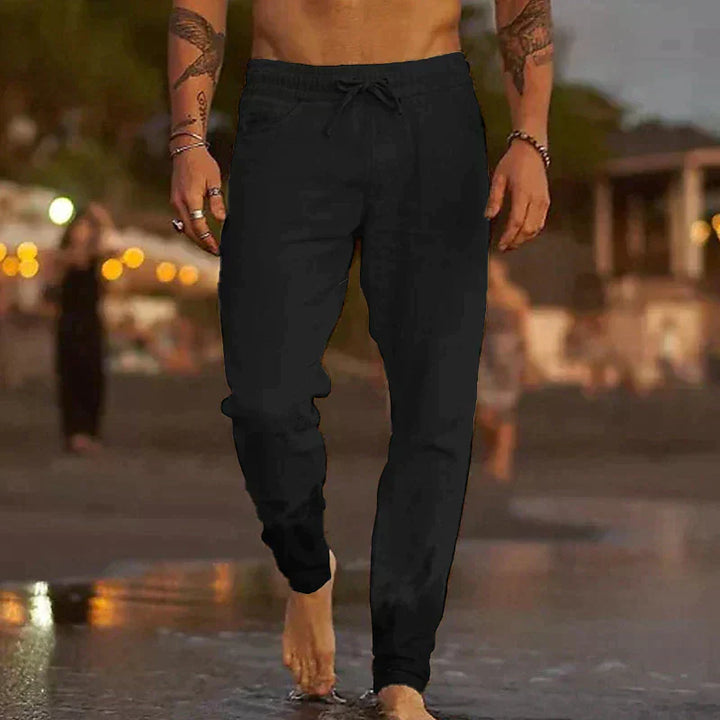Mode Lumiére™ | Tenue de plage en lin Matteo