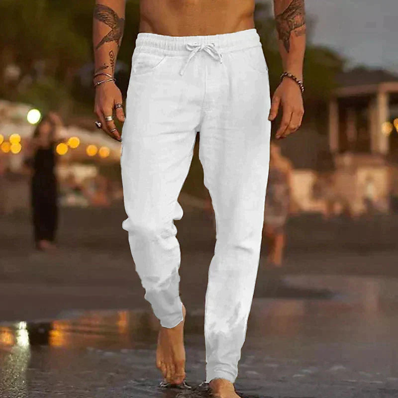 Mode Lumiére™ | Tenue de plage en lin Matteo